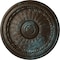 Ekena Millwork Brunswick Ceiling Medallion (Fits Canopies up to 4 1/2"), 27"OD x 2 1/2"P, Bronze Blue Patina CM27BRBBS - alternate 1